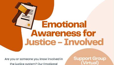  Emotional Awareness for Justice-Involved Individuals Support Group