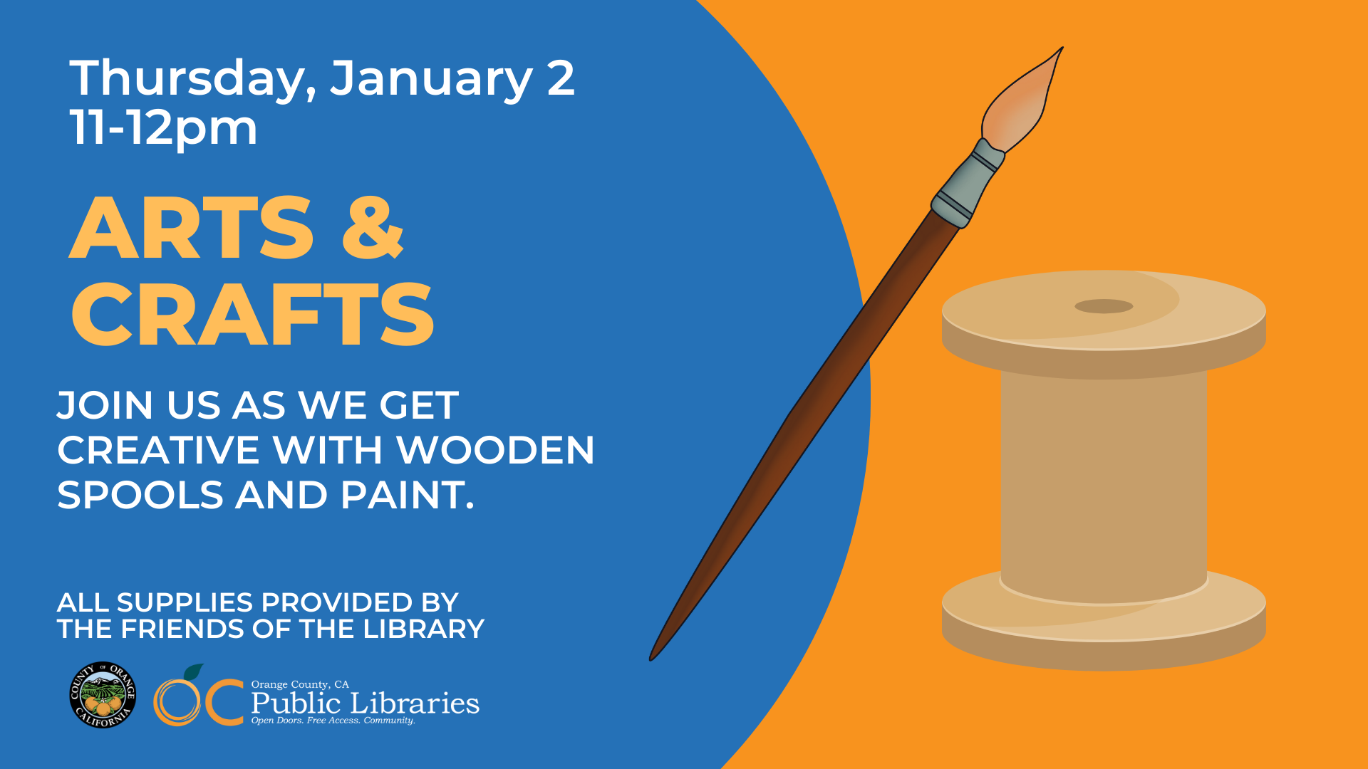 OC Public Libraries: Arts & Crafts for Adults