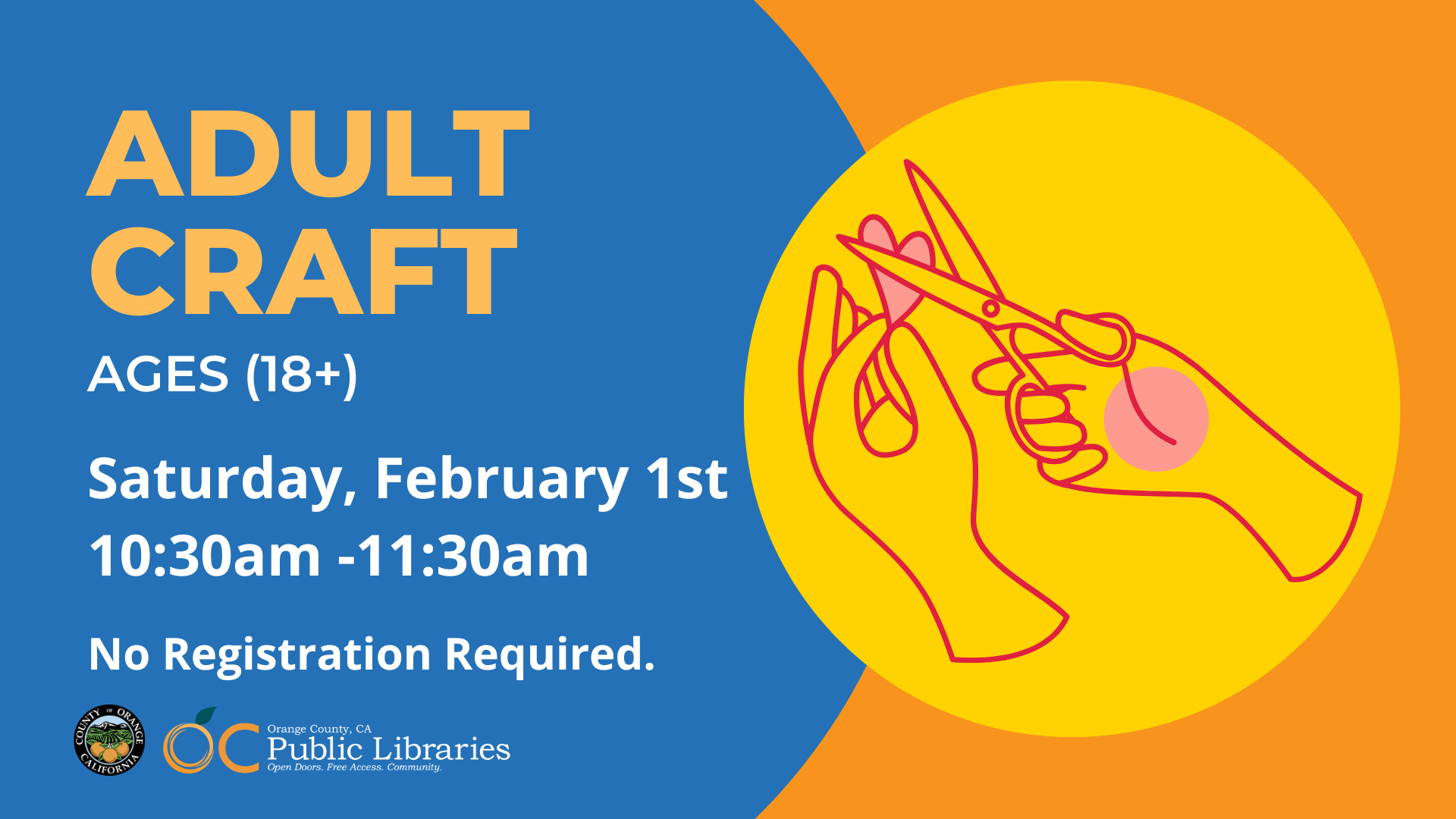 OC Public Library: Adult Craft