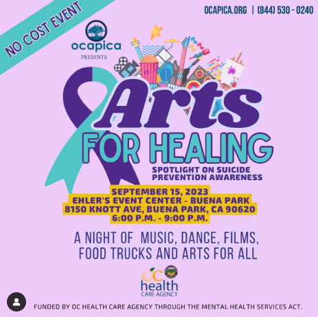 Arts For Healing: Spotlight on Suicide Prevention Awareness