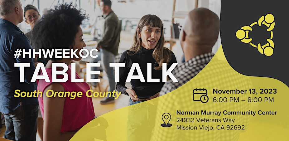 Hunger and Homelessness Week OC Table Talk - South OC