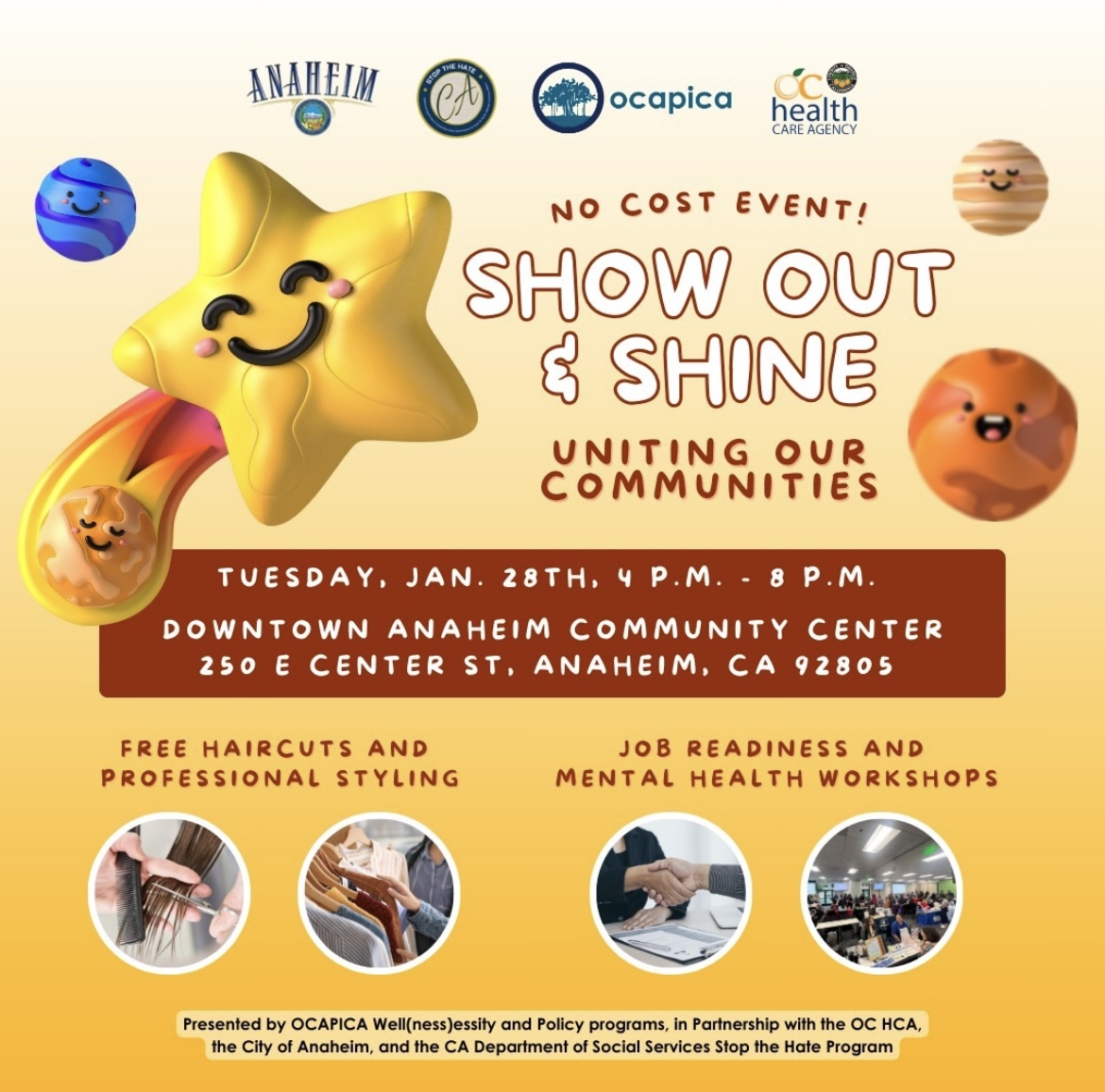 OCAPICA Wellness: Show Out & Shine Uniting Our Communities