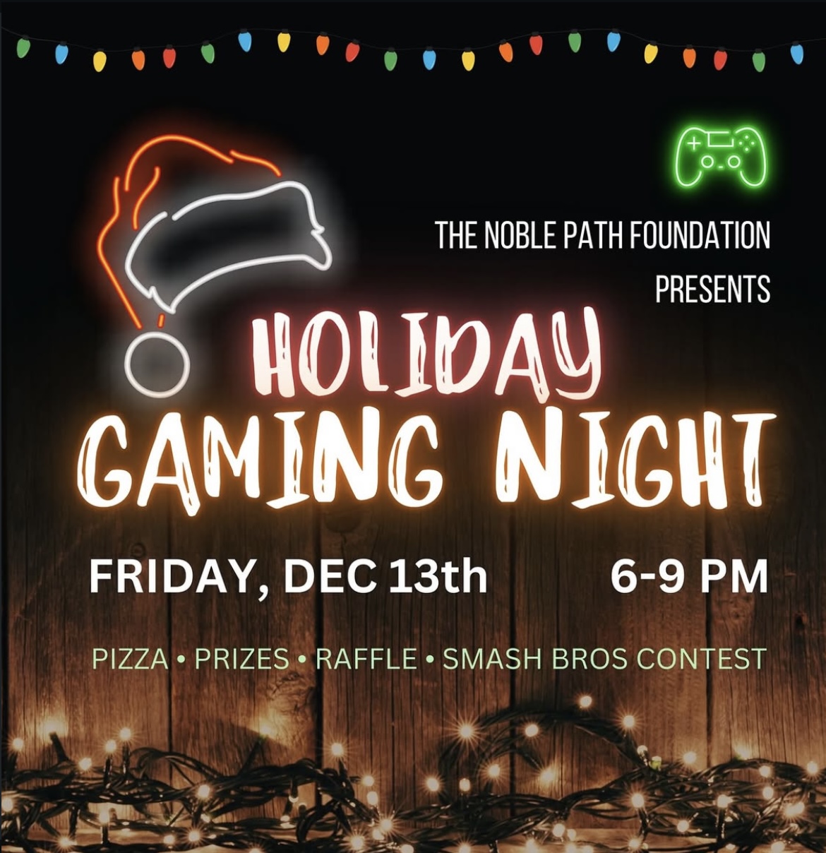 Noble Path Foundation Holiday Gaming Night