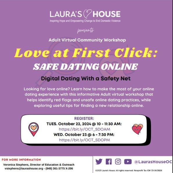 Love at First Click: Safe Dating Online workshop