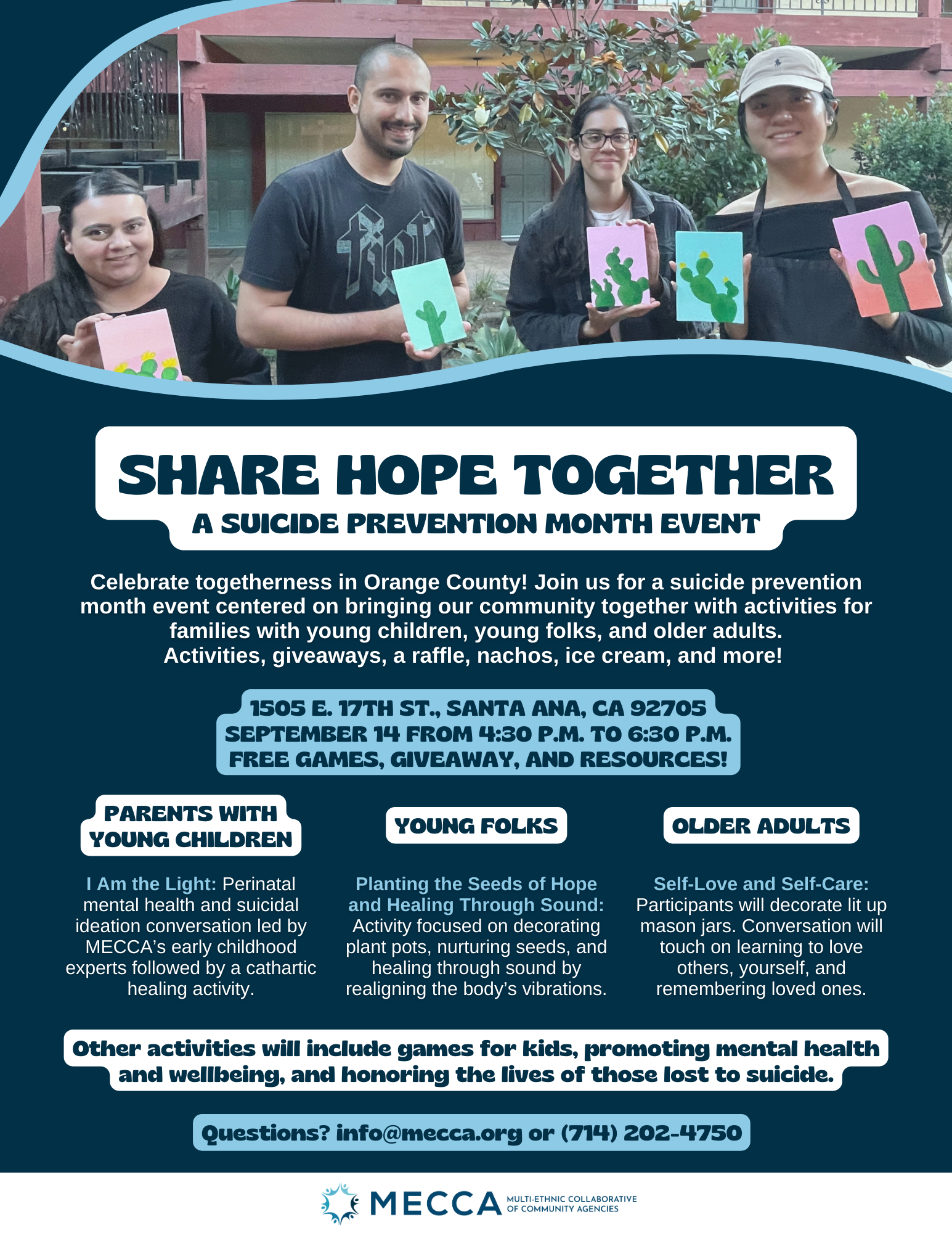 Share Hope Together, a Suicide Prevention Month Event