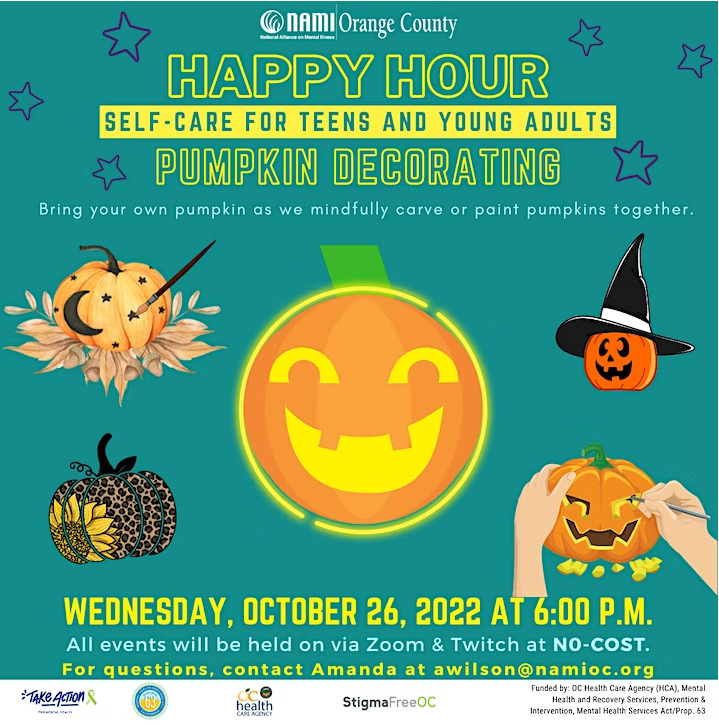 NAMI Happy Hour: Pumpkin Decorating