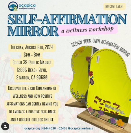 Self-Affirmation Mirror Wellness Workshop