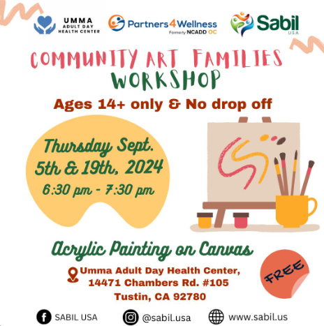 Sabil USA Community Art Families Workshop