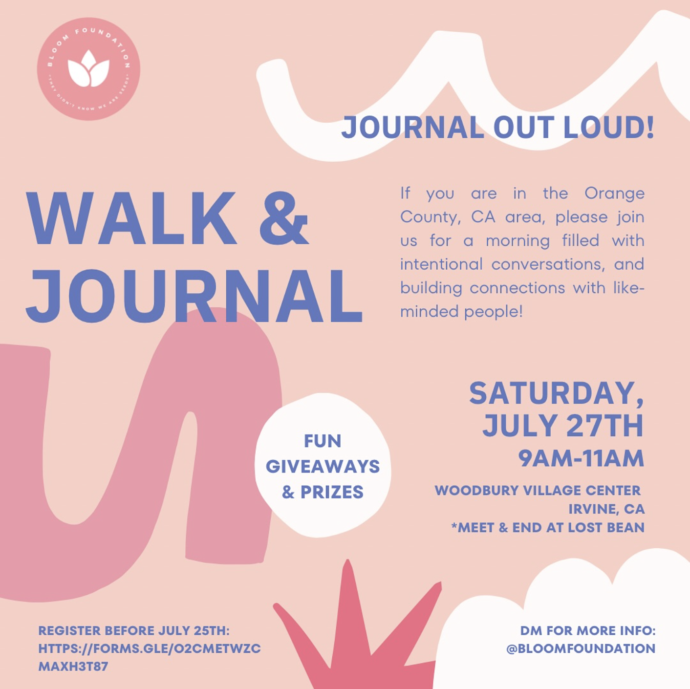 Bloom Foundation - Walk & Journal