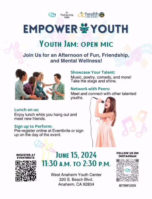 Empower Youth: Youth Jam - Open Mic