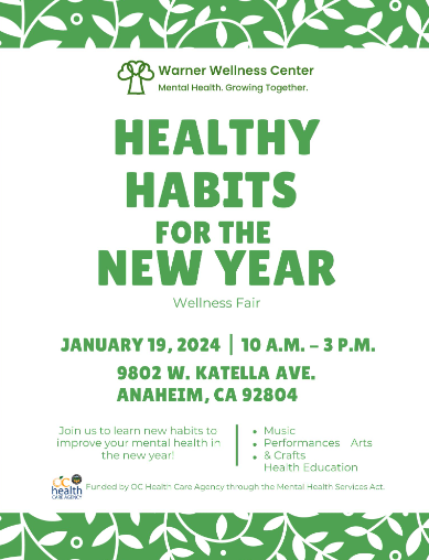 Warner Wellness Center: Healthy Habits For The New Year Wellness Fair