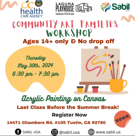 Sabil USA Community Art Family Workshop