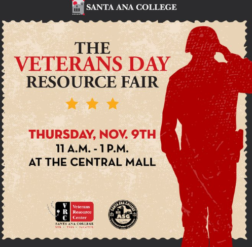 Santa Ana College Veterans Day Resource Fair