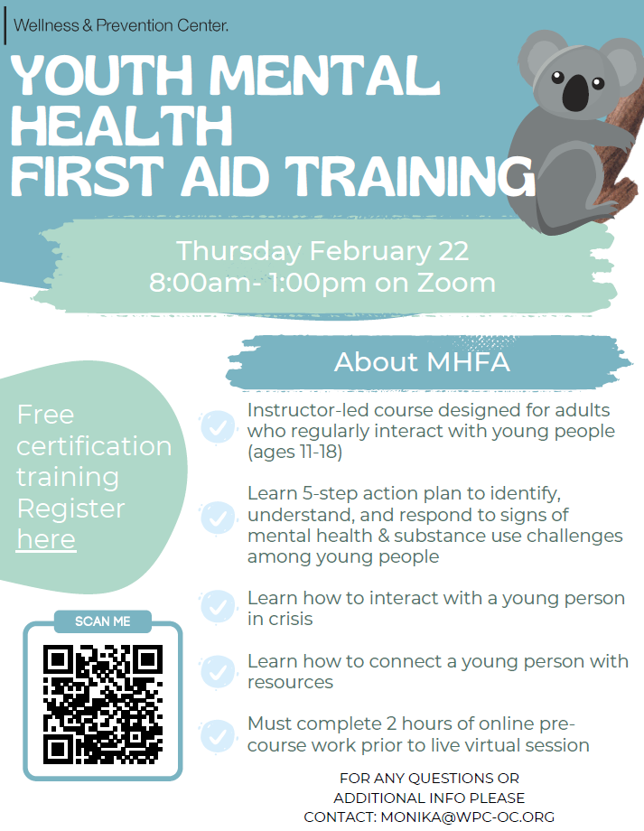 Youth Mental Health First Aid